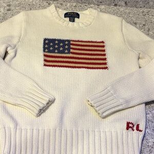 Polo by Ralph Lauren Kids Americana Cream Sweater